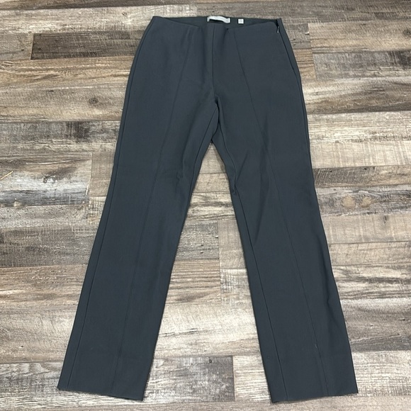 Vince Ponte Front Seam Pants Sz S Stitch Front Seam Ponte Legging Dark Grey - Picture 4 of 13
